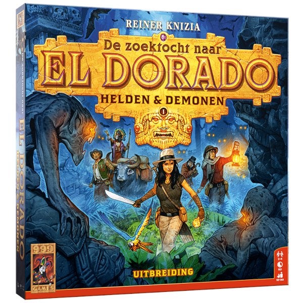 De Zoektocht naar El Dorado Helden & Demonen 999 Games, 999 Games, Nieuw, Ophalen of Verzenden, Vijf spelers of meer