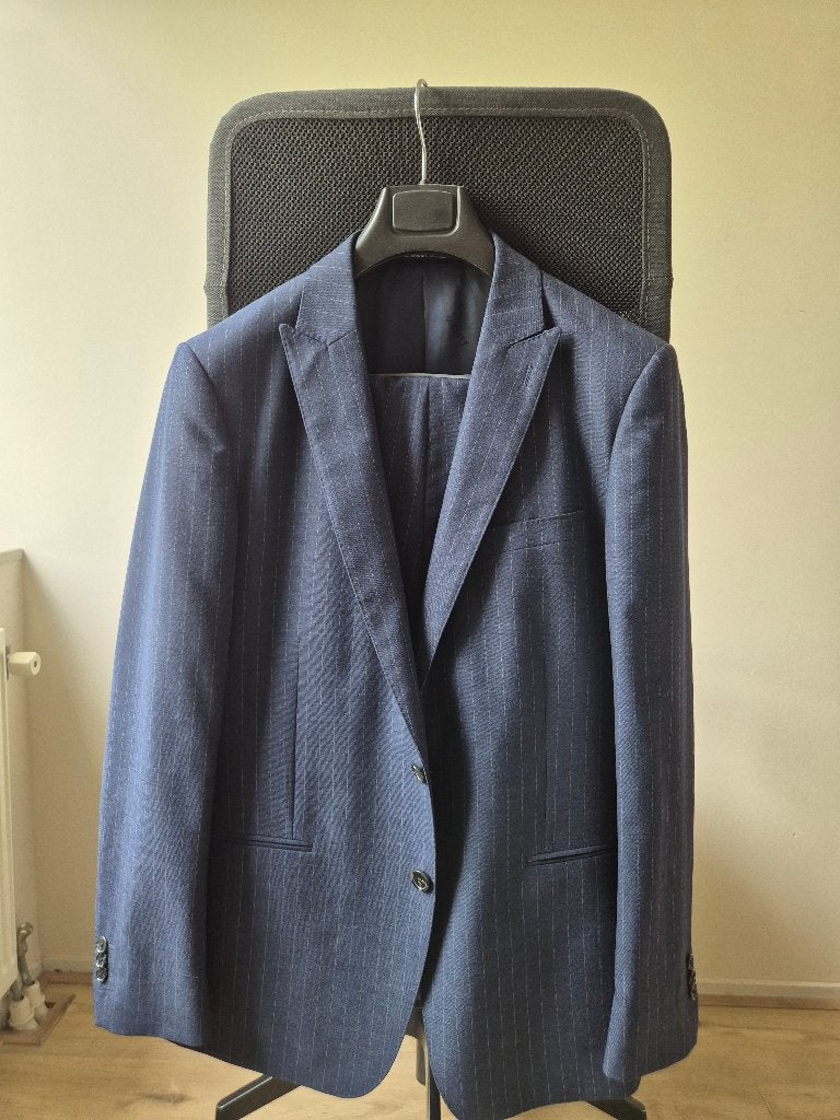 The Society Shop Kostuum, Ophalen of Verzenden, Zo goed als nieuw, Maat 48/50 (M), Blauw
