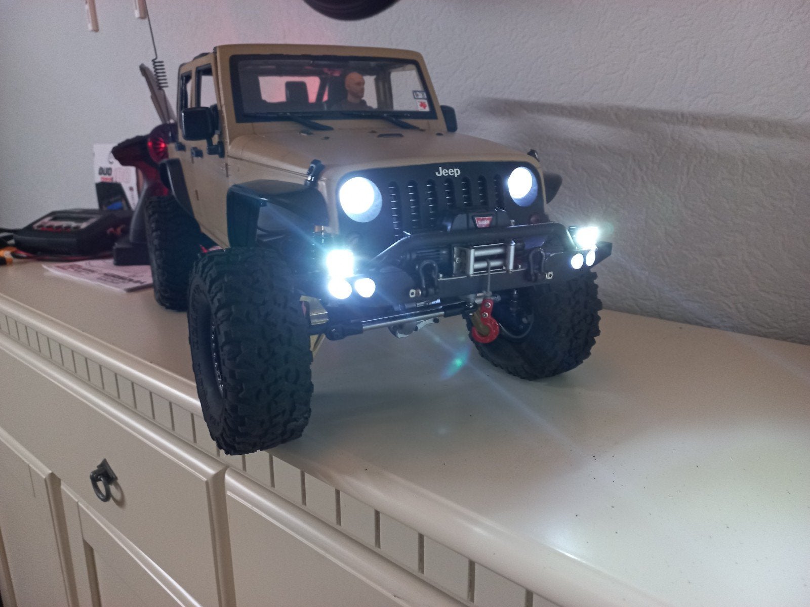 Redcat Crawler met jeep Wrangler hardbody, Ophalen of Verzenden, Auto