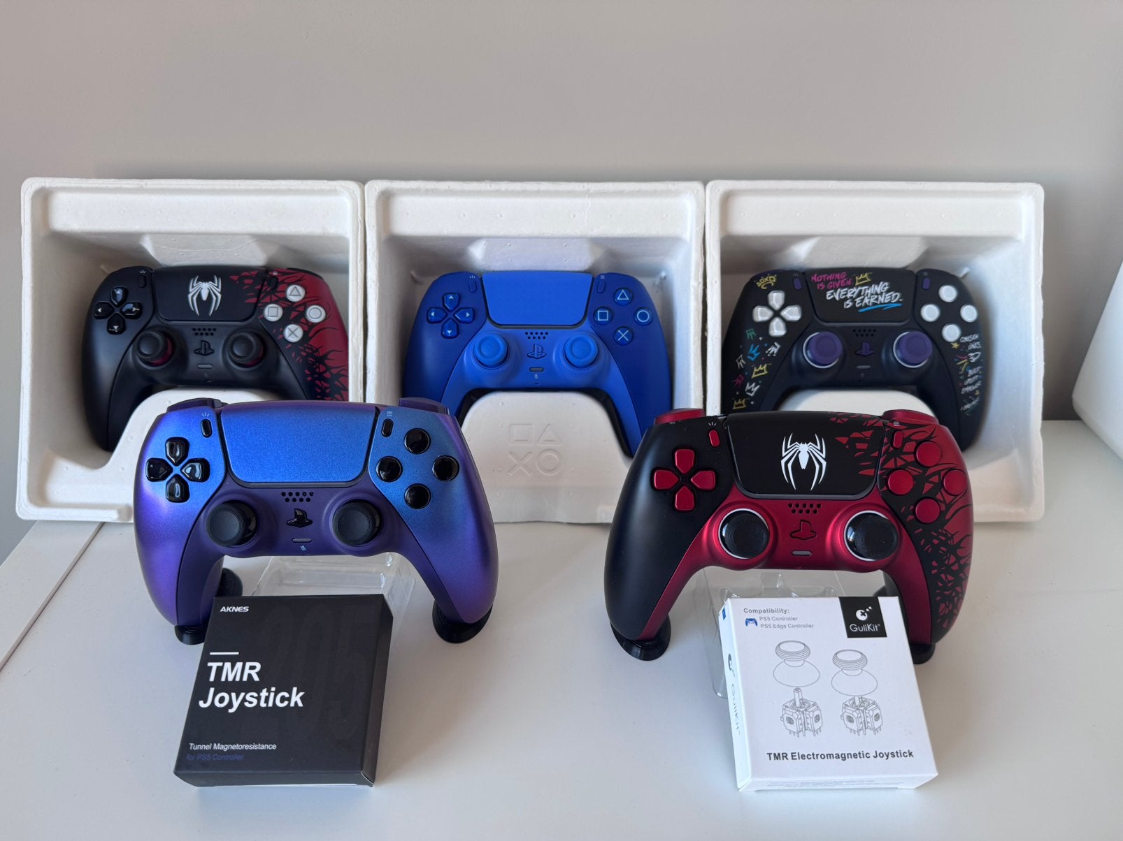 Ps5 controllers v/a €80 met TMR sticks, geen drift meer!, Ophalen of Verzenden, Zo goed als nieuw, Controller