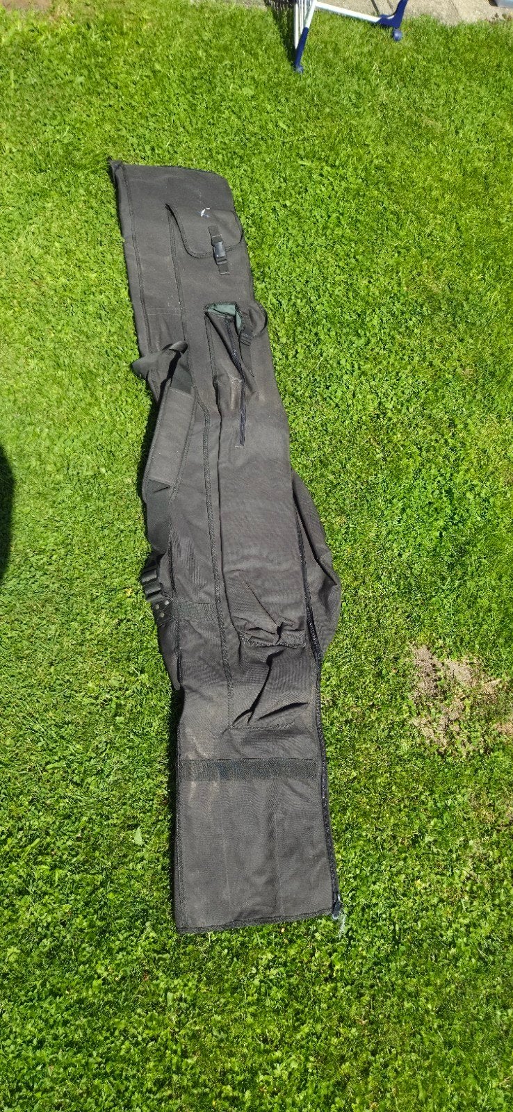 Stevige 12ft Karperhengeltas / Foudraal (voor 2 opgetuigde h, Ophalen of Verzenden, Zo goed als nieuw, Koffer of Tas
