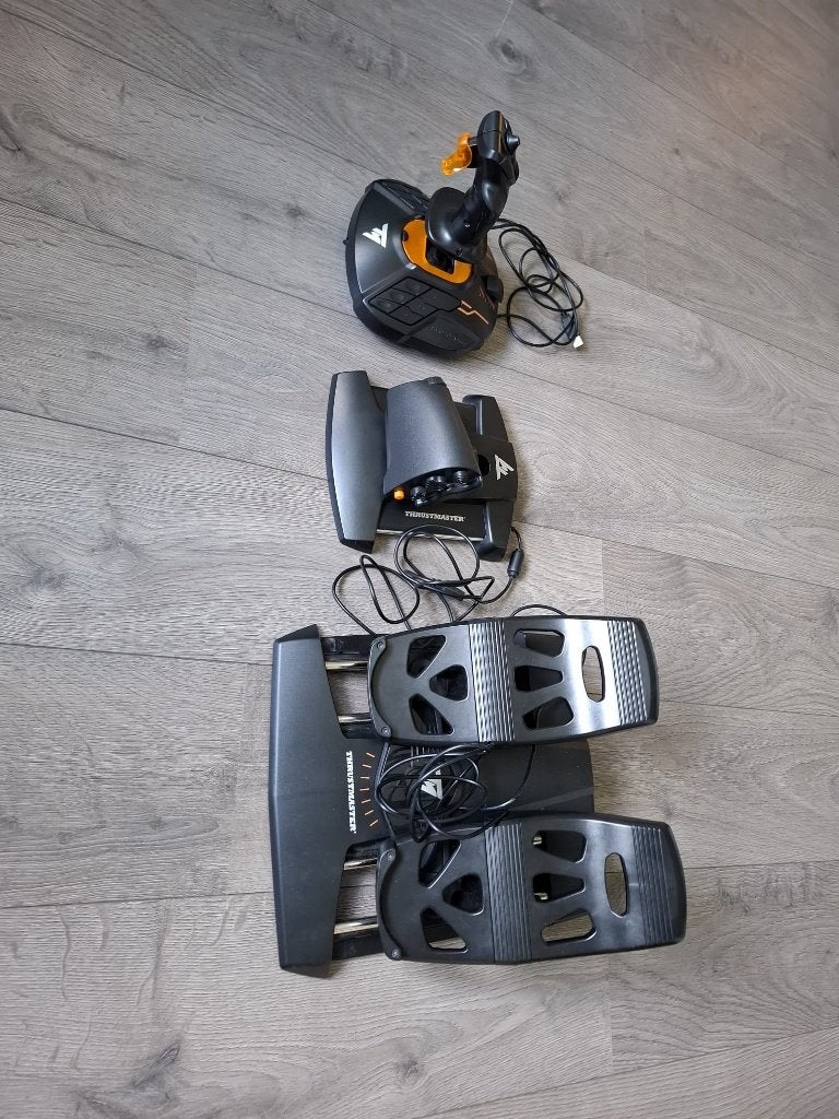 Thrustmaster T1600M FCS Flight Pack, Ophalen of Verzenden, Zo goed als nieuw, Thustmaster
