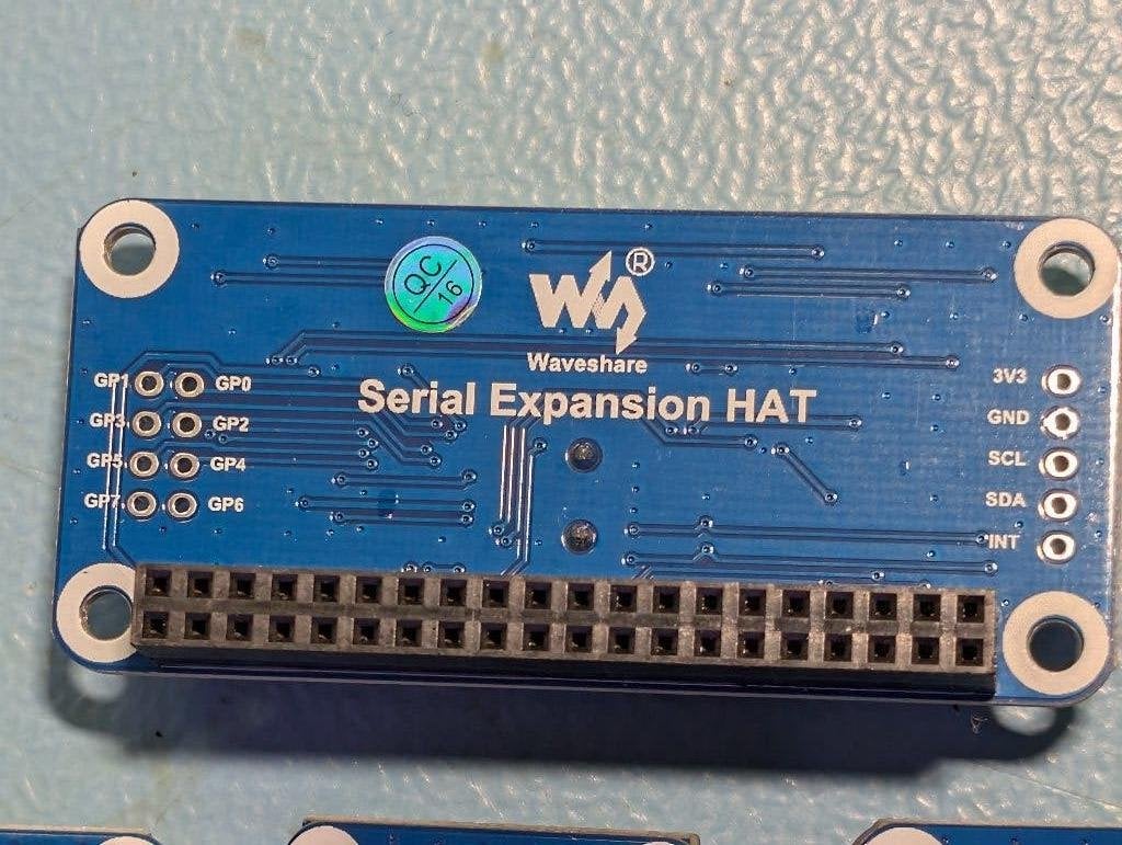 Waveshare Serial Expansion HAT 2x UART + 8 GPIO, Ophalen of Verzenden, Gebruikt