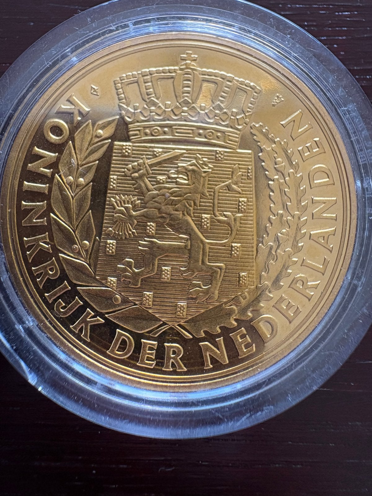 Vergulden munt Joost van den Vondel, Ophalen of Verzenden, Koningin Beatrix, Overige waardes, Losse munt