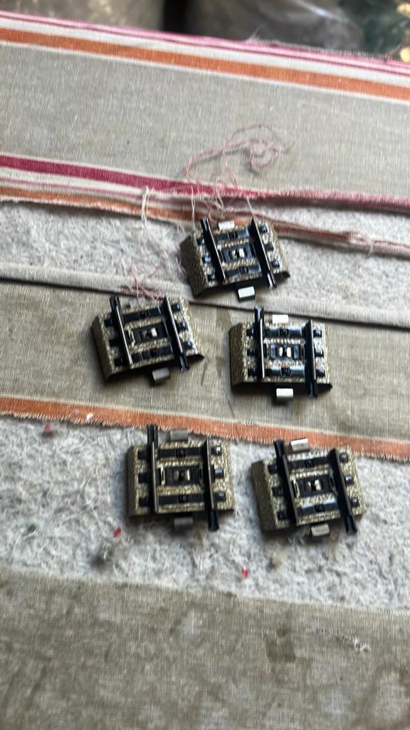 Te koop 5 x recht tussenstuk van marklin 5110, Wisselstroom, Rails, Ophalen of Verzenden, Zo goed als nieuw
