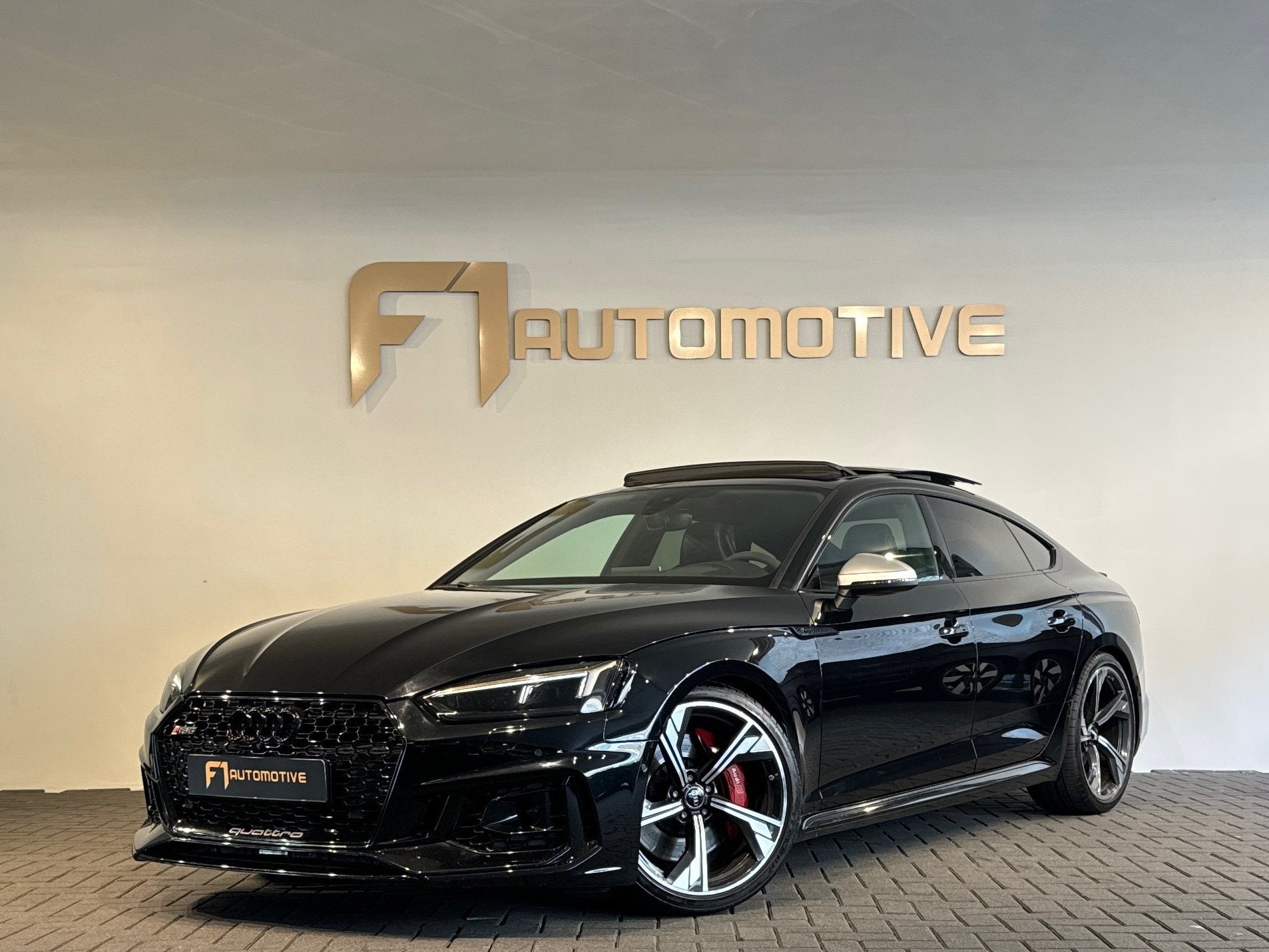 Audi RS5 Sportback 2.9 TFSI quattro Pano|HuD|B&O|Memory|Keyl, Automaat, RS5, Zwart, Bedrijf