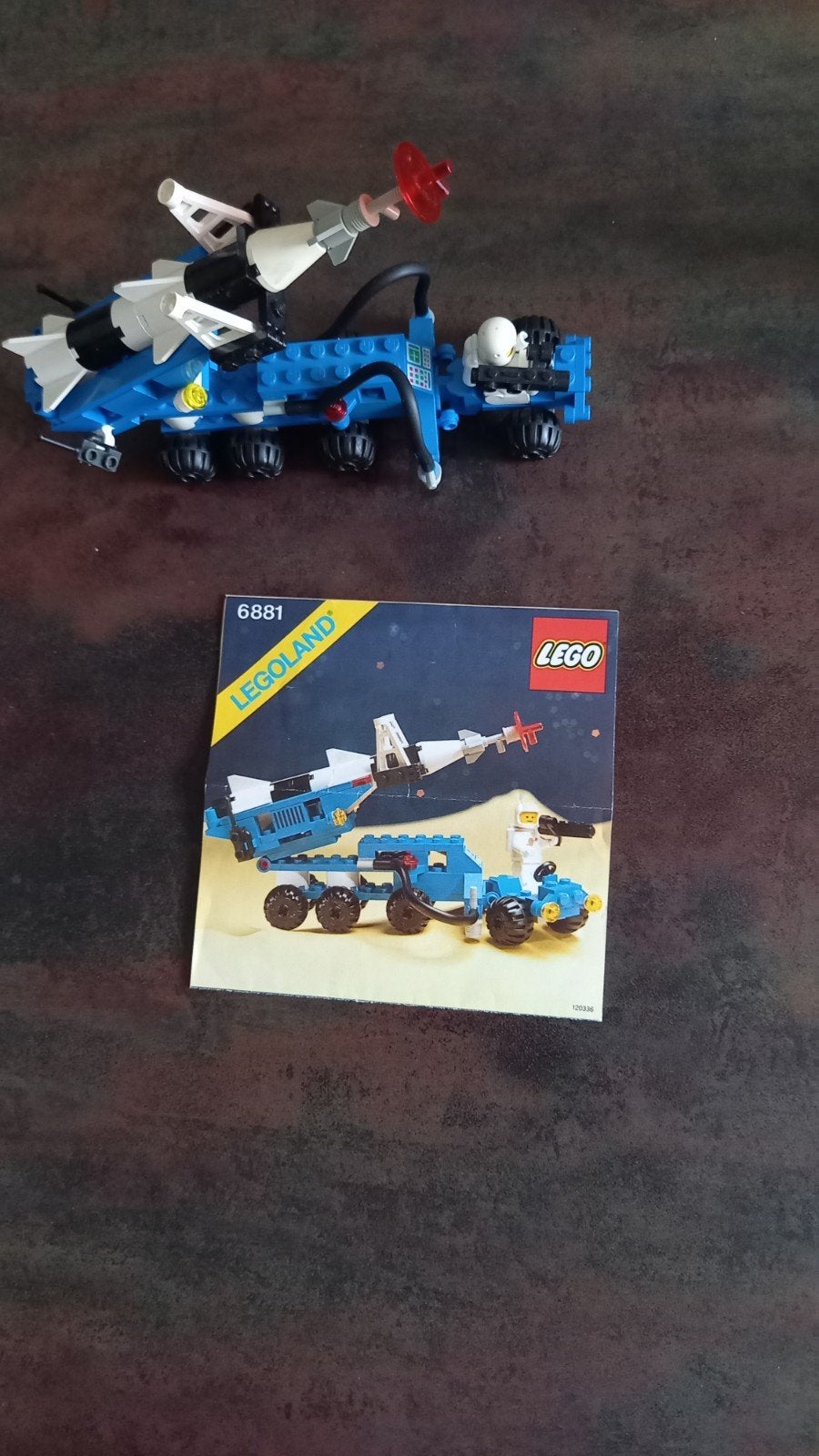 LEGO 6881 SPACEWAGEN MET RAKET EN ASTRONAUT, Ophalen of Verzenden, Gebruikt