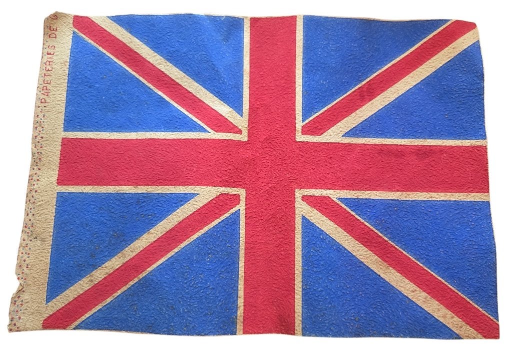 britse/belgische ww2  bevreiding vlaggetje, Ophalen of Verzenden, Engeland, Embleem of Badge