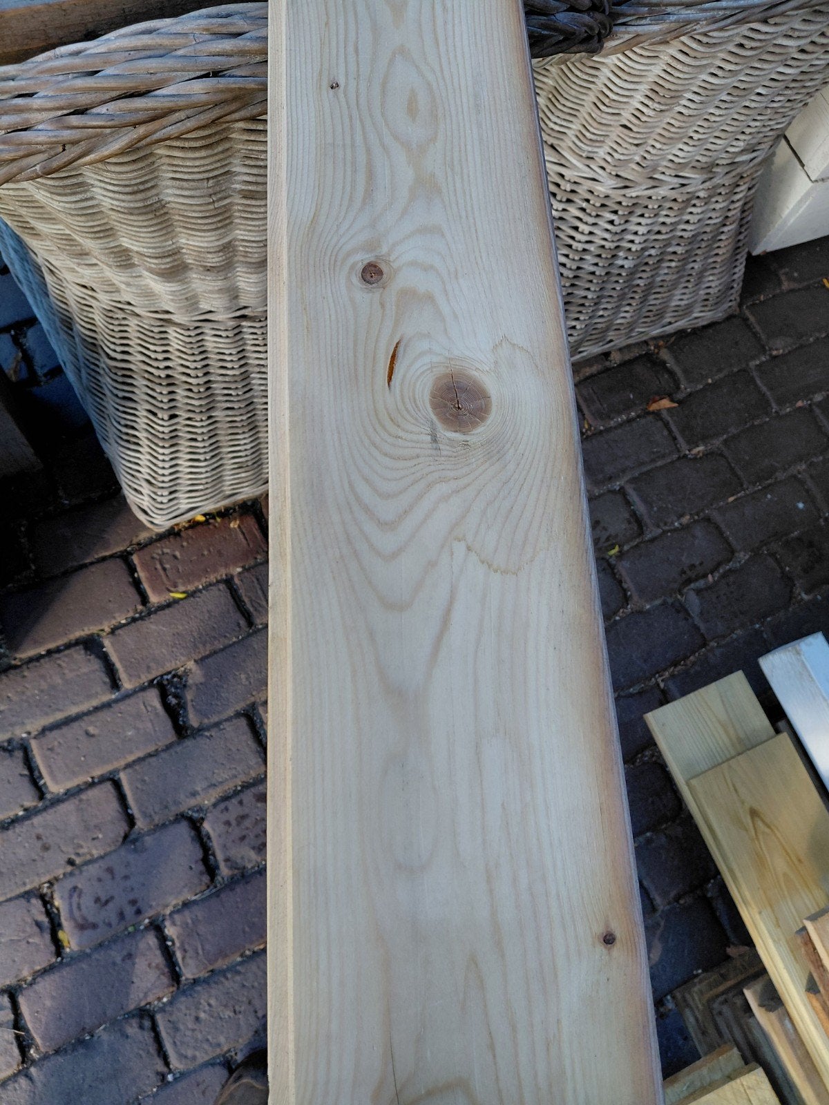 vuren vloerdelen, Doe-het-zelf en Verbouw, Ophalen, Minder dan 25 mm, Plank, 300 cm of meer