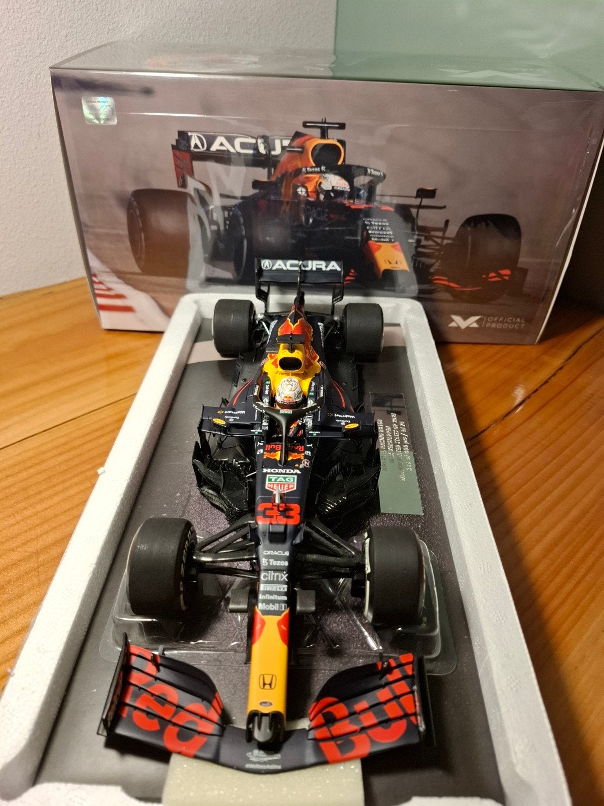 Max Verstappen United States GP 2021 1:18, Ophalen of Verzenden, Nieuw, Auto, MiniChamps