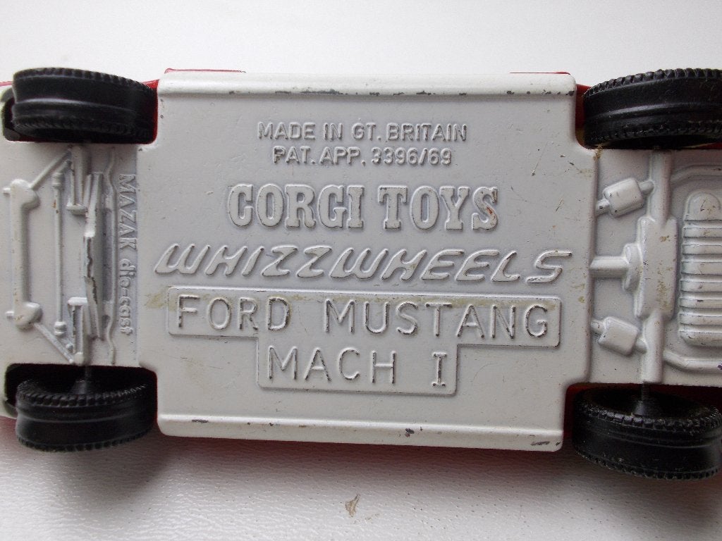 1972 Corgi Toys 391 JAMES BOND 007 FORD MUSTANG MACH 1., Ophalen of Verzenden, Zo goed als nieuw, Auto, Corgi