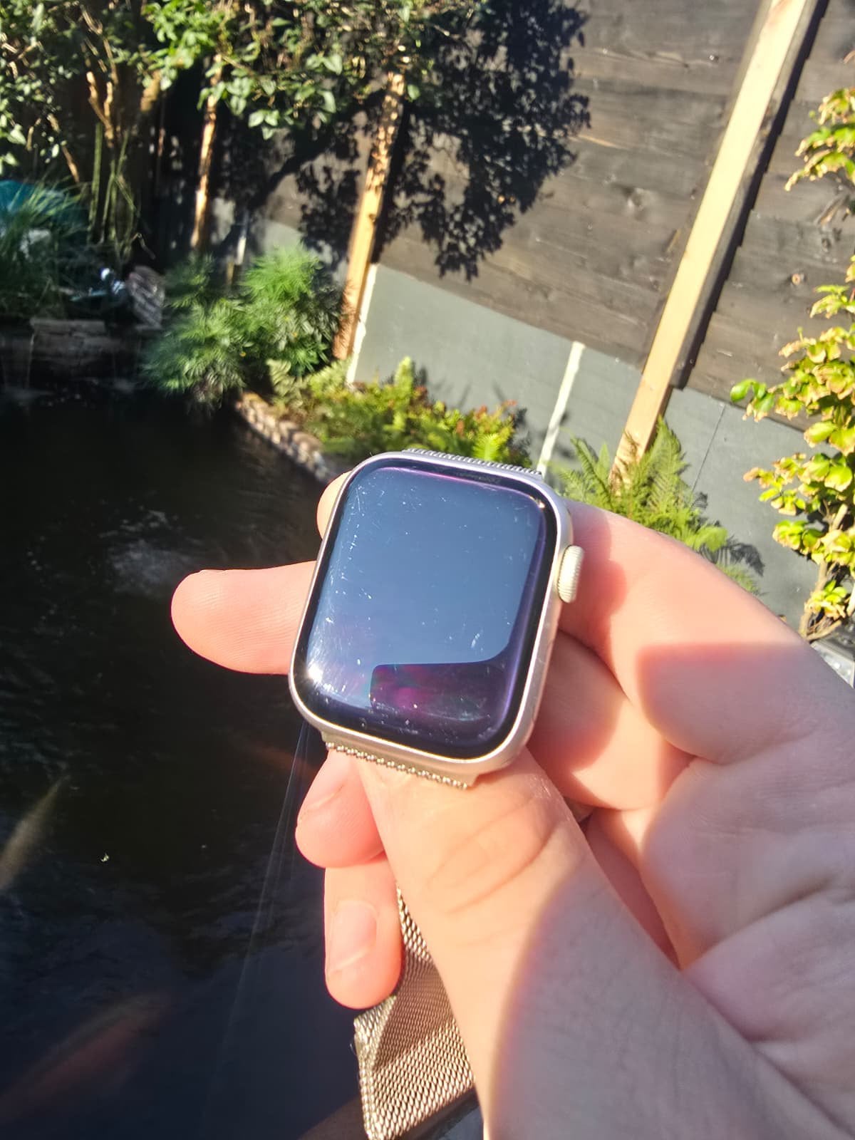 Apple Watch Series 7 Starlight, Verzenden, IOS, Waterdicht, Zilver