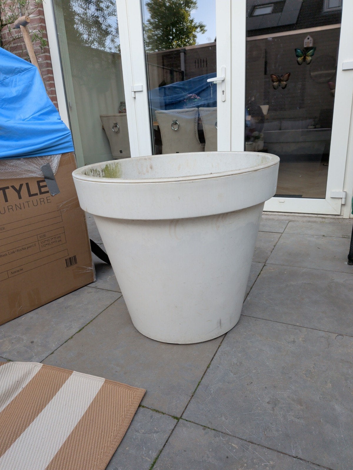 Grote plantenpot, 80cm doorsnede, gratis af te halen, Ophalen, Kunststof, Gebruikt, 40 cm of meer