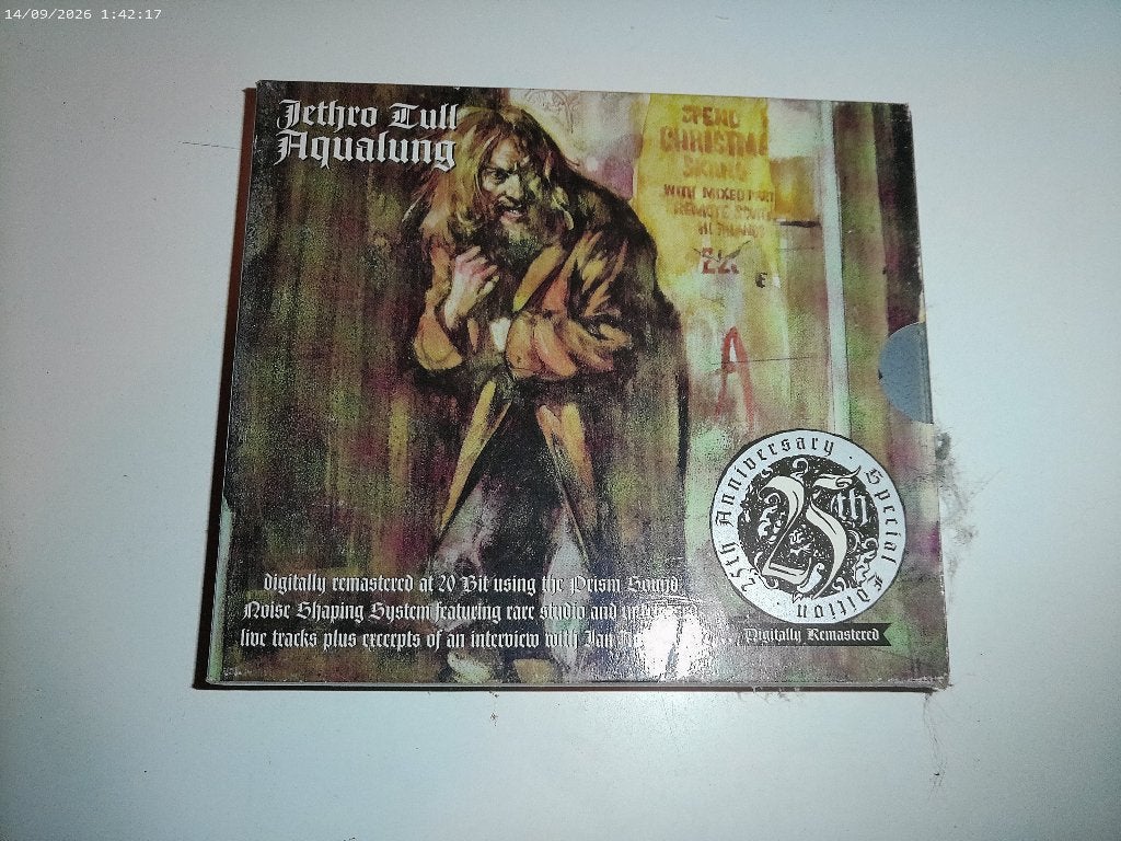cd Jethro Tull - Aqualung, Ophalen of Verzenden, Zo goed als nieuw, Progressive Rock, Album