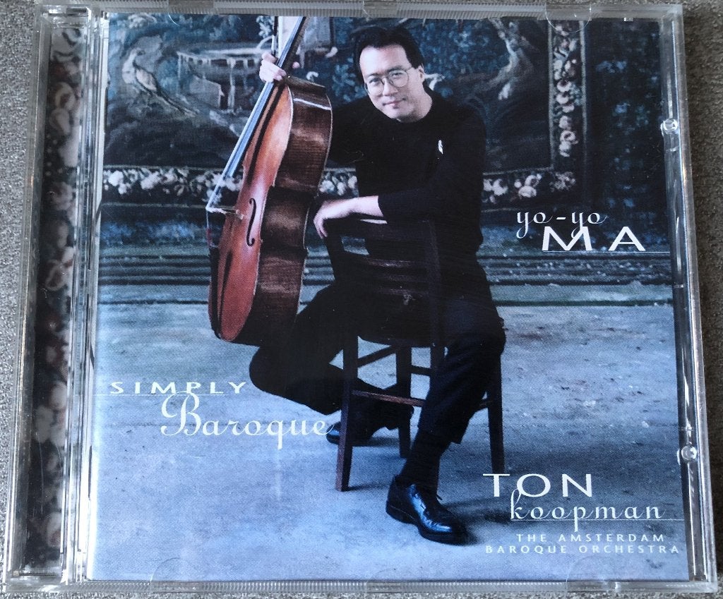 YO-YO MA / TON KOOPMAN - SIMPLY BAROQUE - CD, Cd's en Dvd's, Ophalen of Verzenden, Barok, Zo goed als nieuw, Overige typen