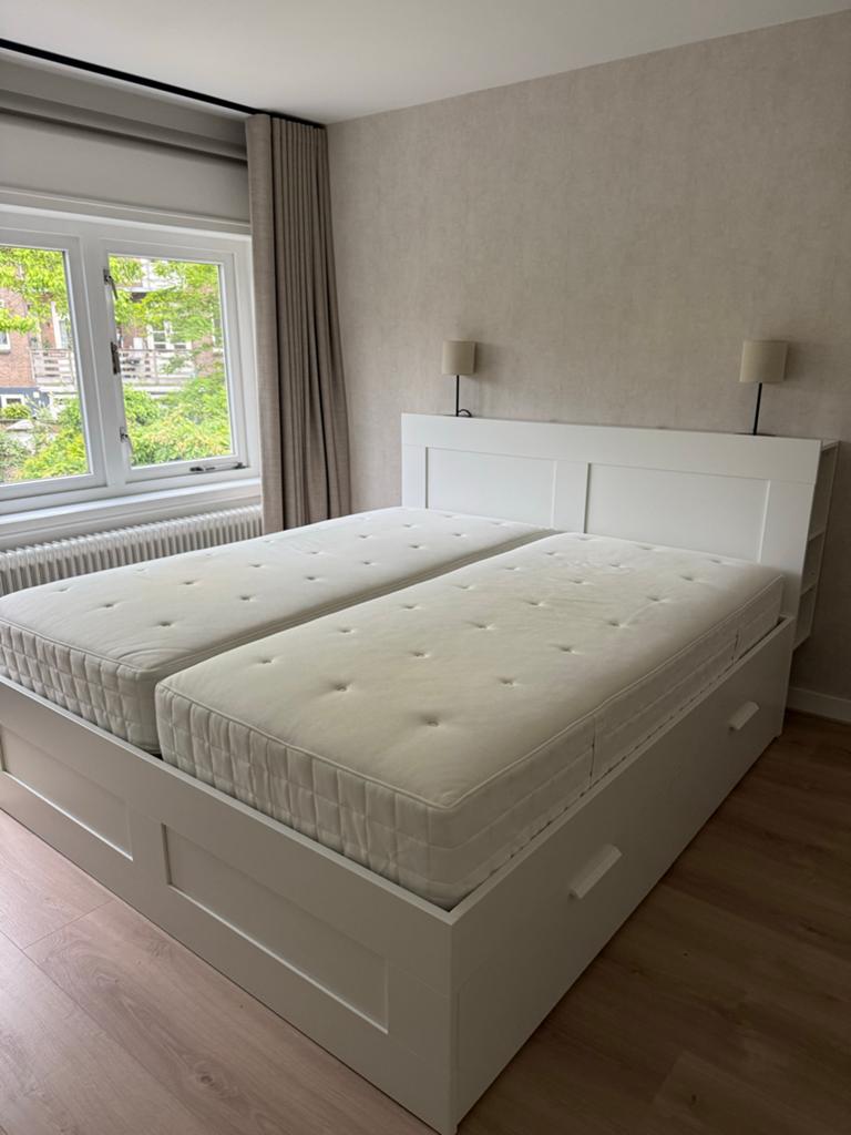 2 IKEA Hyllestad matrassen 90x200 cm, Huis en Inrichting, Slaapkamer | Matrassen en Bedbodems, Ophalen, Gebruikt, 90 cm, Eenpersoons