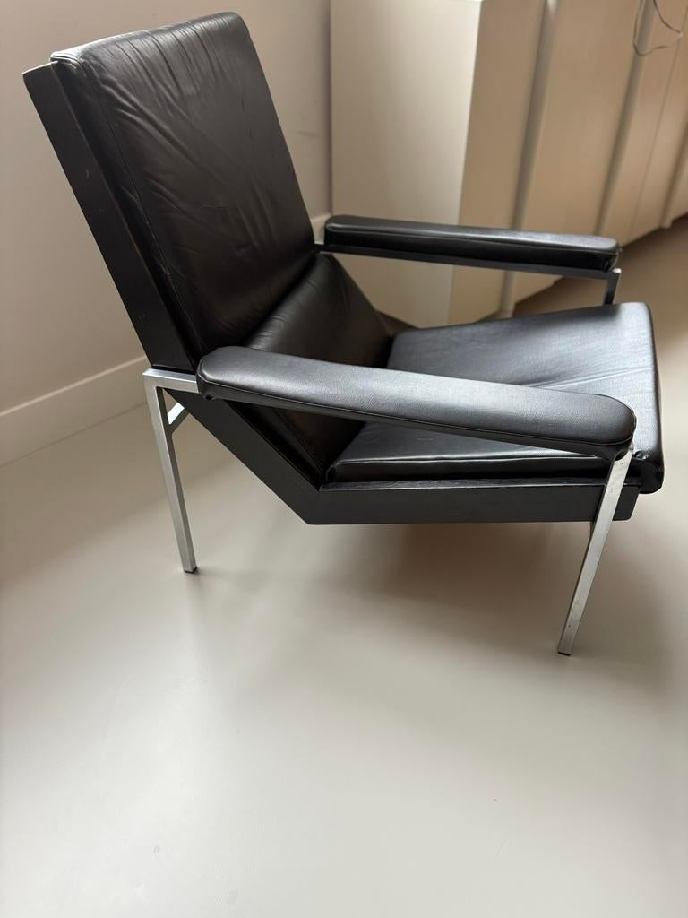 Rob Parry Lotus chair, Huis en Inrichting, Fauteuils, Ophalen, Gebruikt, 50 tot 75 cm, Leer