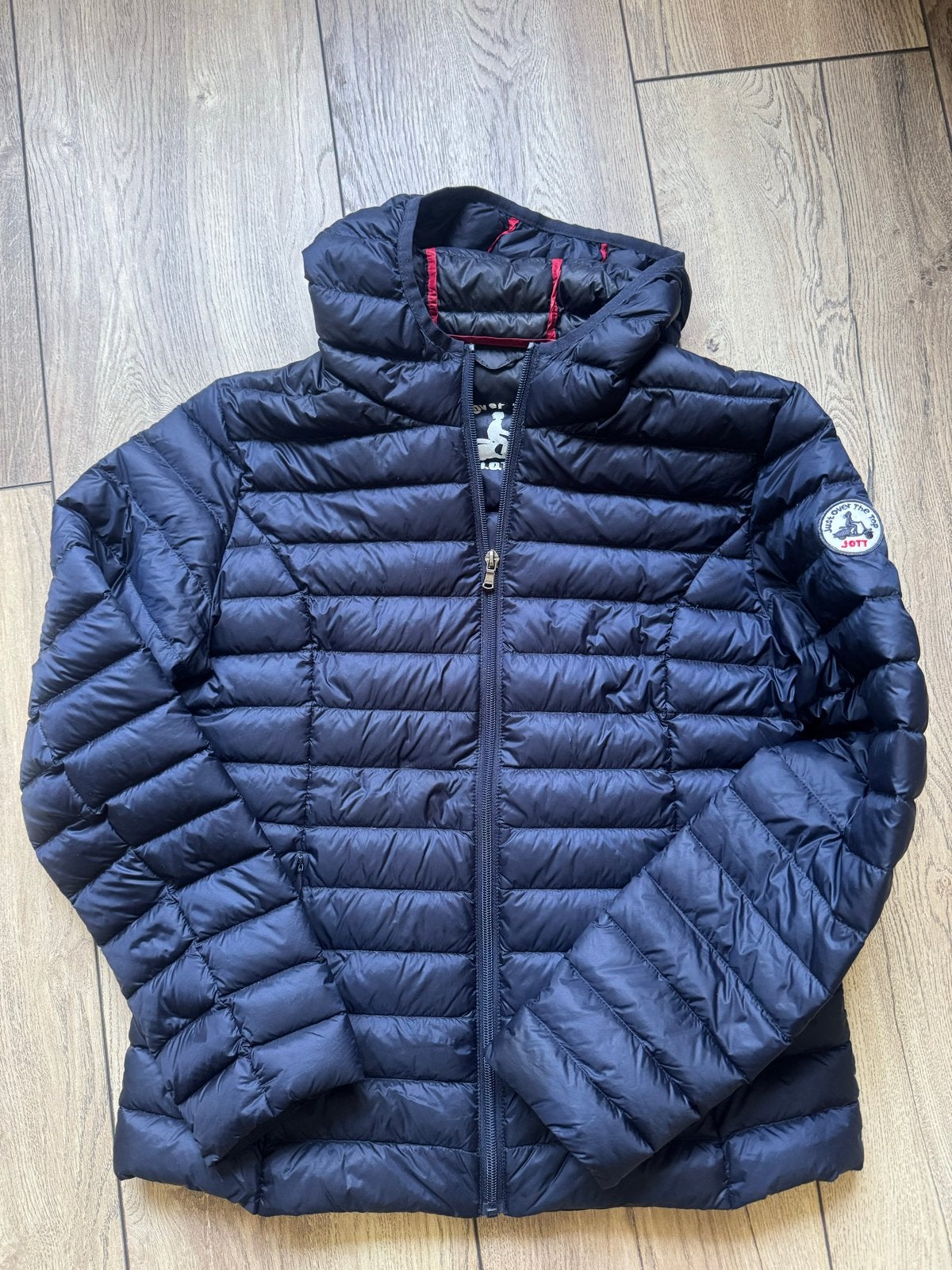 JOTT  puffer Dames donsjas Cloe - Maat M, Kleding | Dames, Ophalen of Verzenden, Zo goed als nieuw, Maat 38/40 (M), Blauw