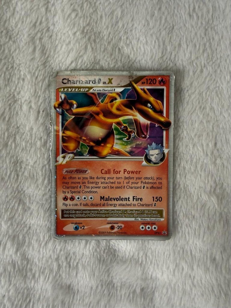 Charizard [G] LV.X (DPPR 45) Pokemon kaart, Ophalen of Verzenden, Zo goed als nieuw