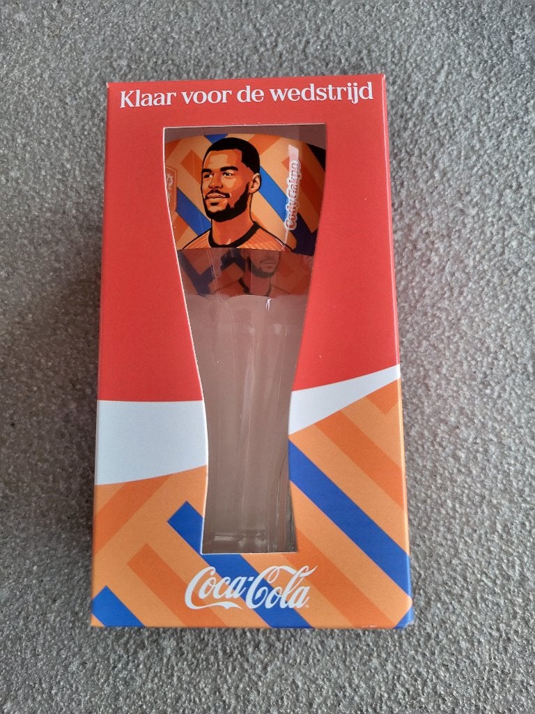 Coca Cola WK 2026 glas Cody Gakpo, Ophalen of Verzenden, Nieuw, Frisdrankglas