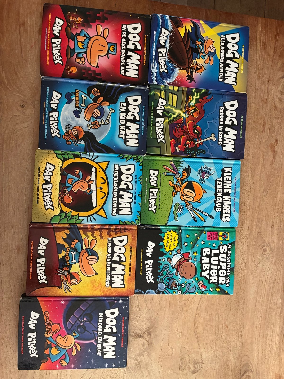 7 Dogman boeken , 1 KleineKarelstekenclub en 1superluierbaby, Ophalen of Verzenden, Zo goed als nieuw, Fictie
