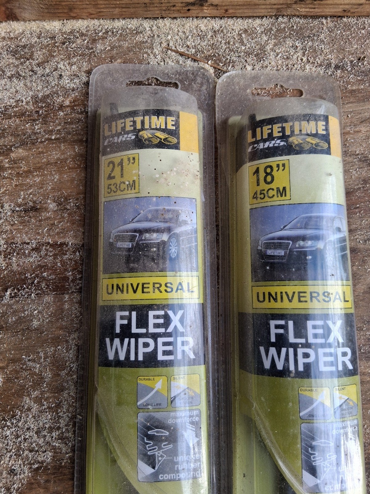 Nieuwe Lifetime Cars Flex Wiper ruitenwissers (21" en 18"), Verzenden, Nieuw, Universele onderdelen