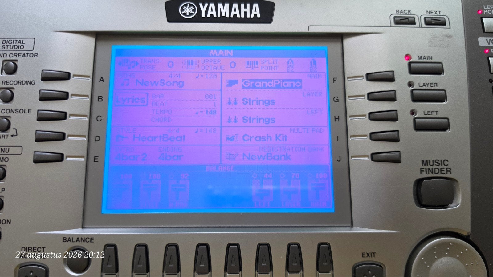Yamaha PSR-1000 Keyboard, Ophalen, Gebruikt, 61 toetsen, Yamaha