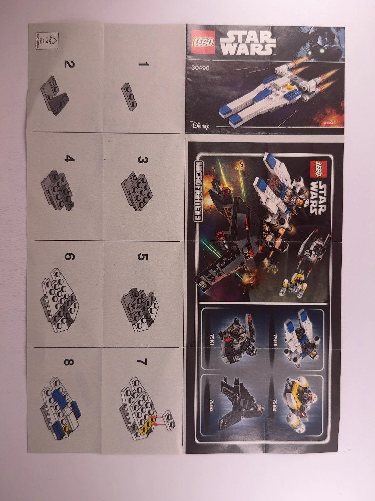 LEGO Star Wars 30496 (Instructions) for Set 30496 U-Wing, Star Wars, Lego, Overige typen, Nieuw