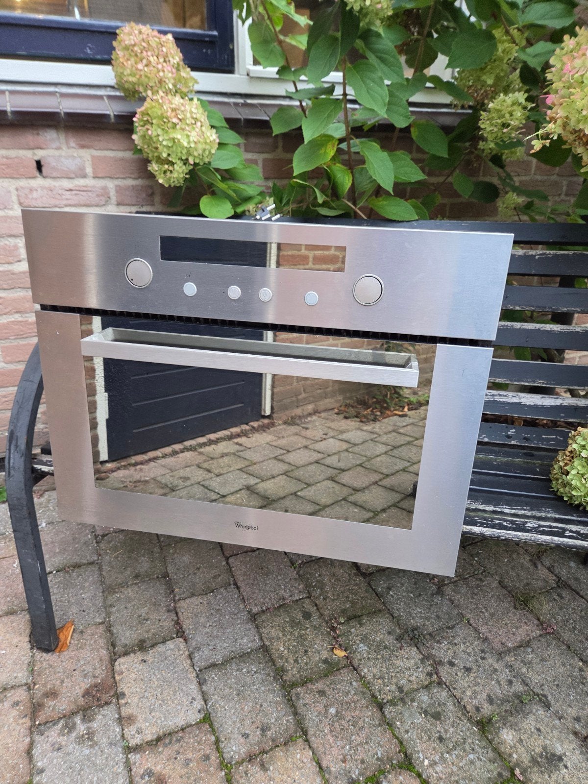 Whirlpool inbouw combioven/magnetron te koop, Witgoed en Apparatuur, Ophalen, 45 tot 50 cm, Whirlpool, Gebruikt