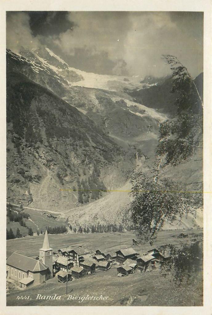 701-450-007 Randa Biesgletscher, Verzenden, Voor 1920, Overig Europa