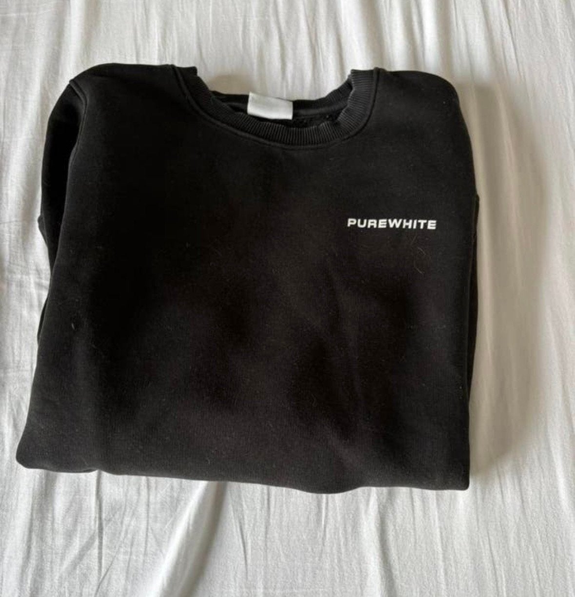 Sweater- pure white, Ophalen of Verzenden, Zo goed als nieuw, Maat 46 (S) of kleiner, Zwart