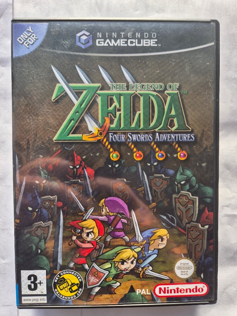 ZELDA four swords adventures, Spelcomputers en Games, Games | Nintendo GameCube, Gebruikt, 1 speler, Racen en Vliegen, Ophalen of Verzenden