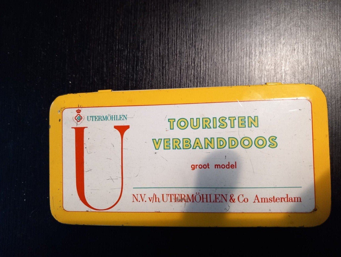 vintage Verbanddoos Utermohlen, Verzamelen, Ophalen of Verzenden, Gebruikt, Overige