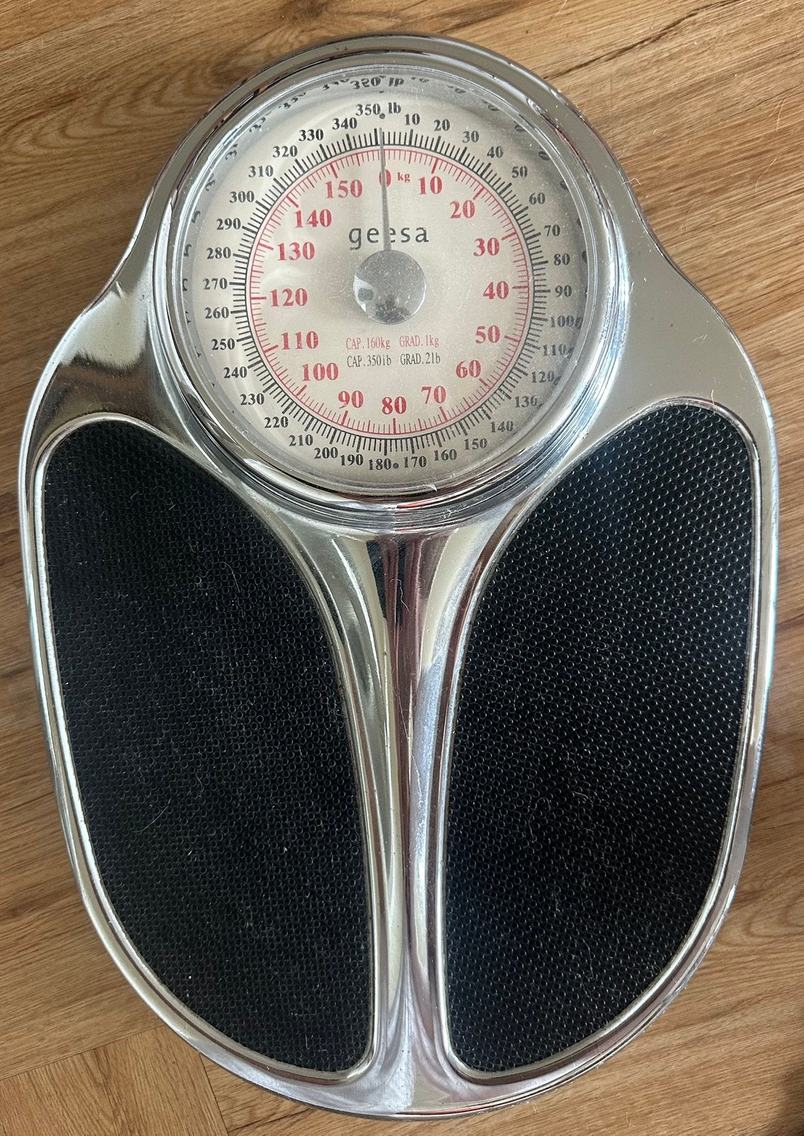 Geesa personenweegschaal max 150 kg, 100 kg of meer, Ophalen of Verzenden, Zo goed als nieuw, Personenweegschaal