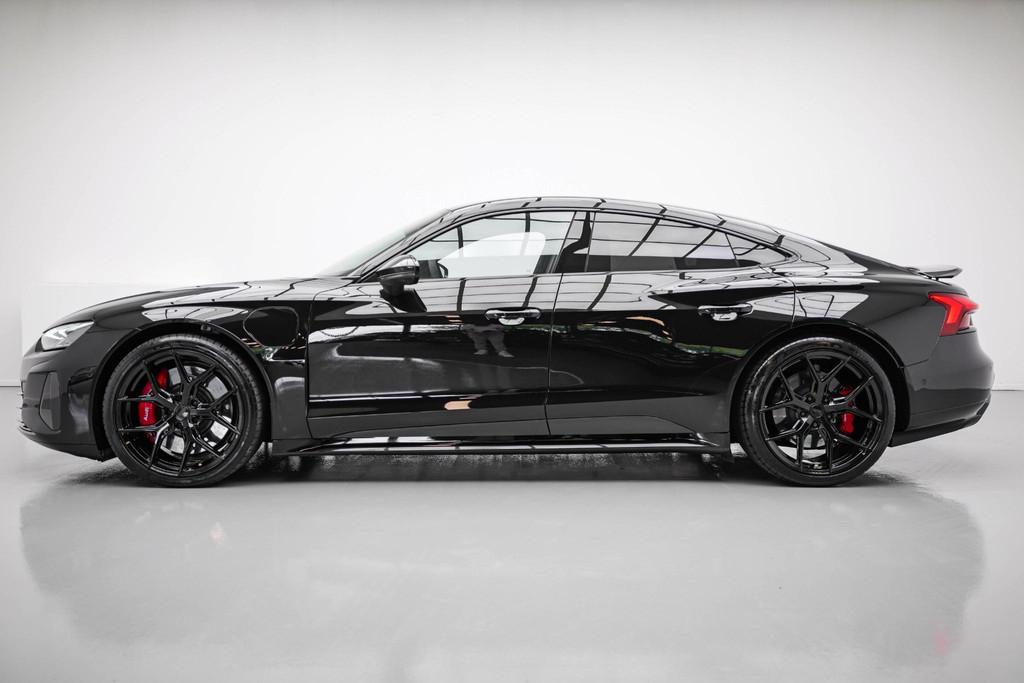 Audi e-tron GT RS 93 kWh |Full Carbon|Luchtvering|Vossen|Nig, Auto's, Automaat, Stof, Gebruikt, Zwart