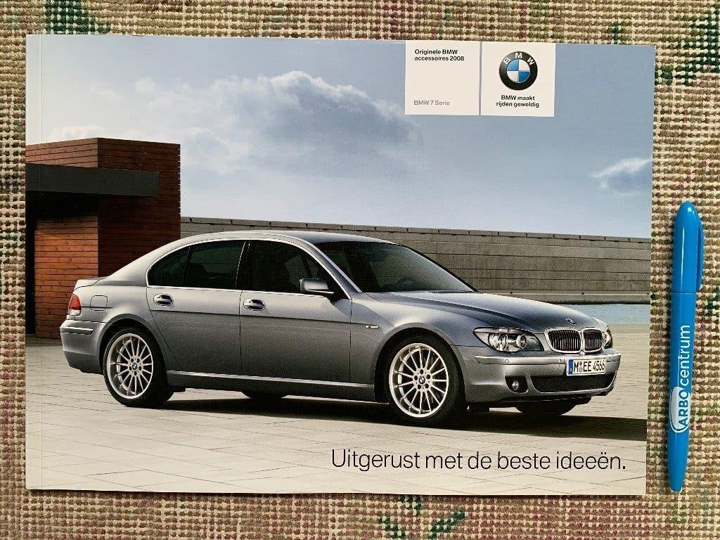 Nederlandse brochure BMW 7-serie E65 E66 accessoires 2008, Nieuw, Ophalen of Verzenden, BMW, BMW