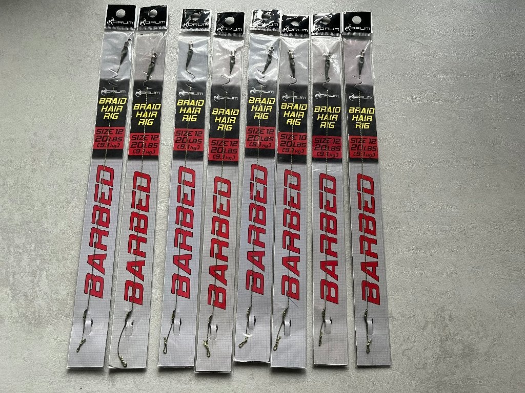 adv 57 / NIEUW set 8 pakjes rigset 's KORUM, Watersport en Boten, Hengelsport | Karpervissen, Ophalen of Verzenden, Nieuw, Haak