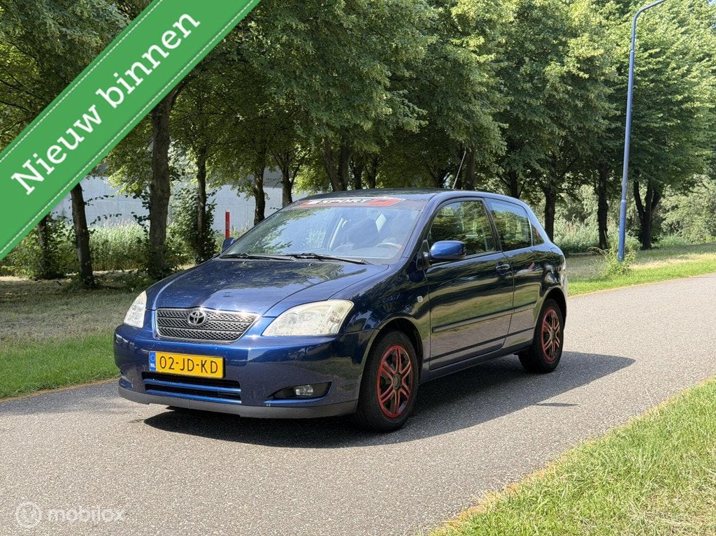 Toyota Corolla 1.6 VVT-i Linea Sol*AUTOMAAT*AIRCO*APK 01/27, Gebruikt, 4 cilinders, Blauw, Corolla