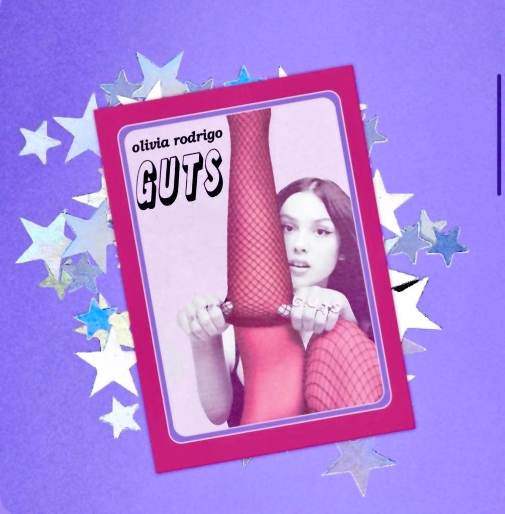 Olivia Rodrigo GUTS World Tour Trading Card Amsterdam Dag 1, Verzenden, Zo goed als nieuw, Losse kaart