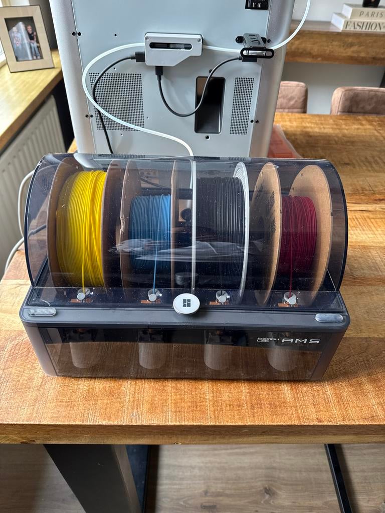 Bambu Lab AMS - Automatic Material System, Ophalen of Verzenden, Zo goed als nieuw, 3 of meer, Filament