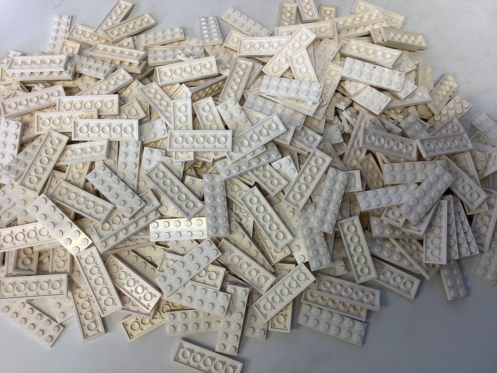 Lego plaat 2x6 wit, Ophalen of Verzenden, Gebruikt, Losse stenen, Lego