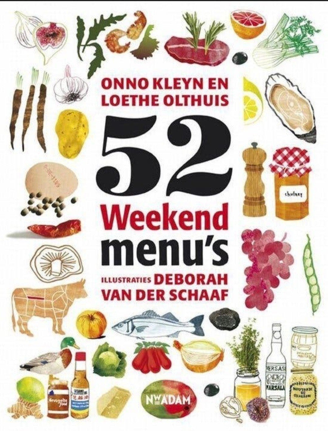 52 Weekendmenu's - Onno Kleyn & Loethe Olthuis

Volkskrant-l, Boeken, Verzenden, Zo goed als nieuw, Nederland en België