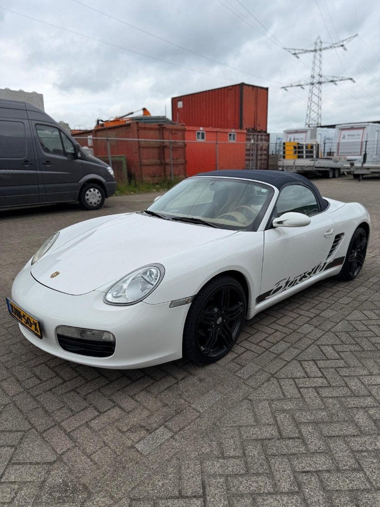 Porsche Boxster 2.7, Achterwielaandrijving, 1280 kg, Beige, Leder en Stof