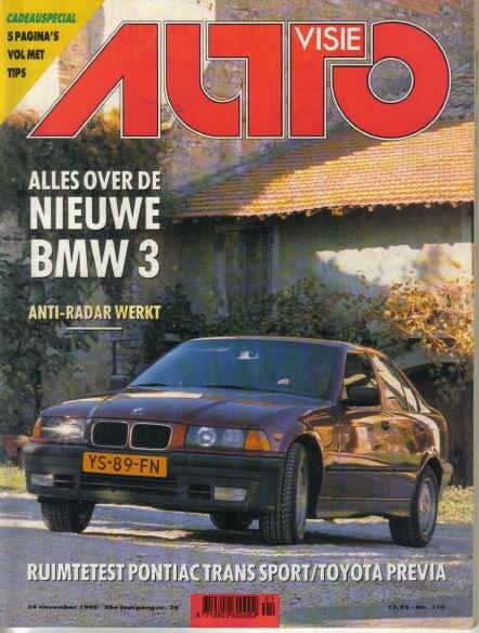 Autovisie 24 1990 : Mini Cooper - Peugeot 309 - Ferrari F40, Ophalen of Verzenden, Gelezen, Algemeen