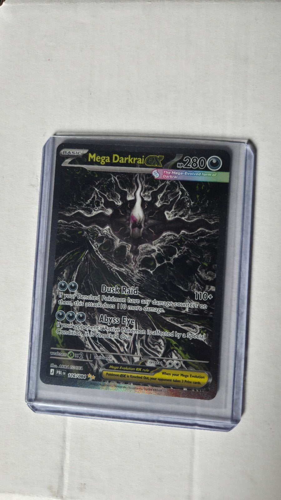 Mega Darkrai EX #116 Pitch Black Pokémon Kaart
