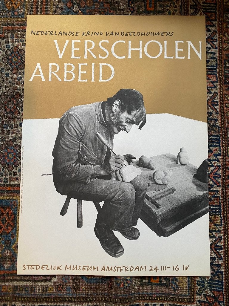 Affiche, Ophalen of Verzenden, Poster, Overige technieken, Gesigneerd