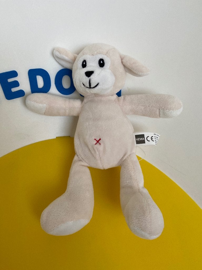 K2238 hema schaap schaapje wit, Ophalen of Verzenden, Zo goed als nieuw, Overige typen