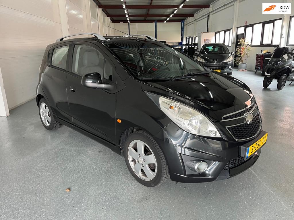 Chevrolet Spark 1.2 16V LT, Parkeersensor, Euro 5, Gebruikt, Zwart