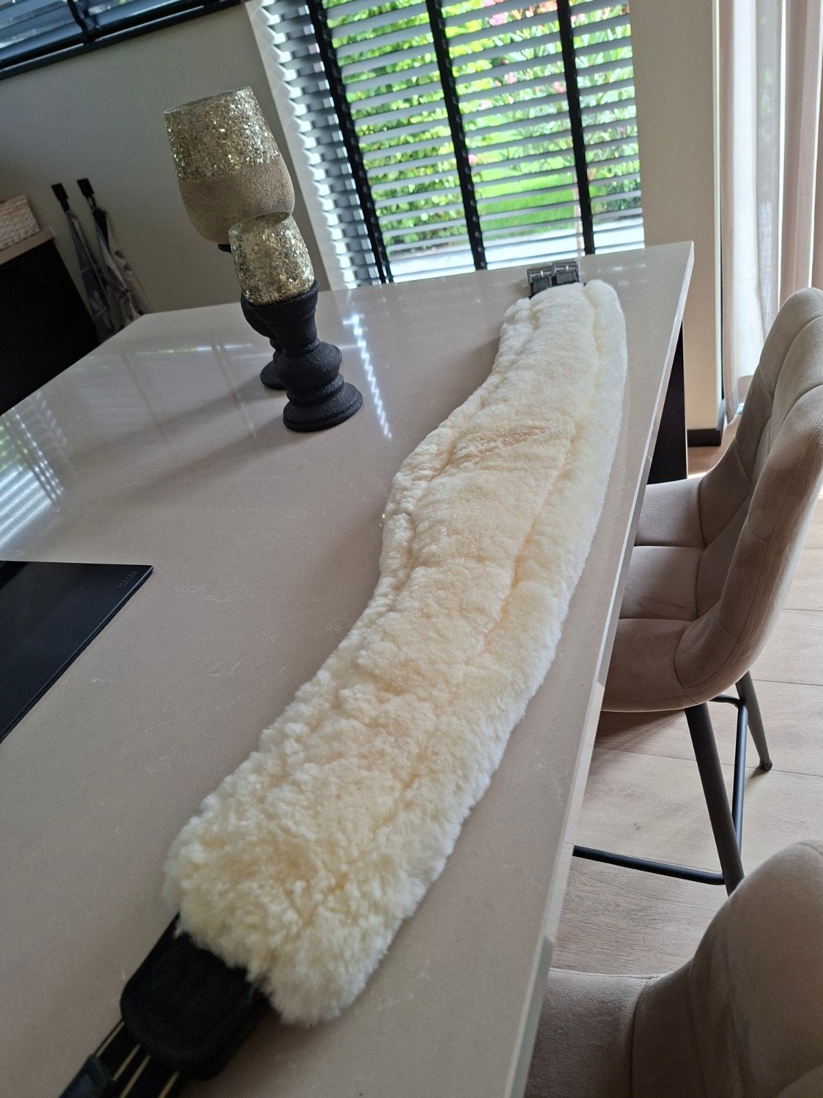 Nieuwe bonte singel anatomische 120 cm, Dieren en Toebehoren, Ophalen of Verzenden, Nieuw, Horsegear, Singel