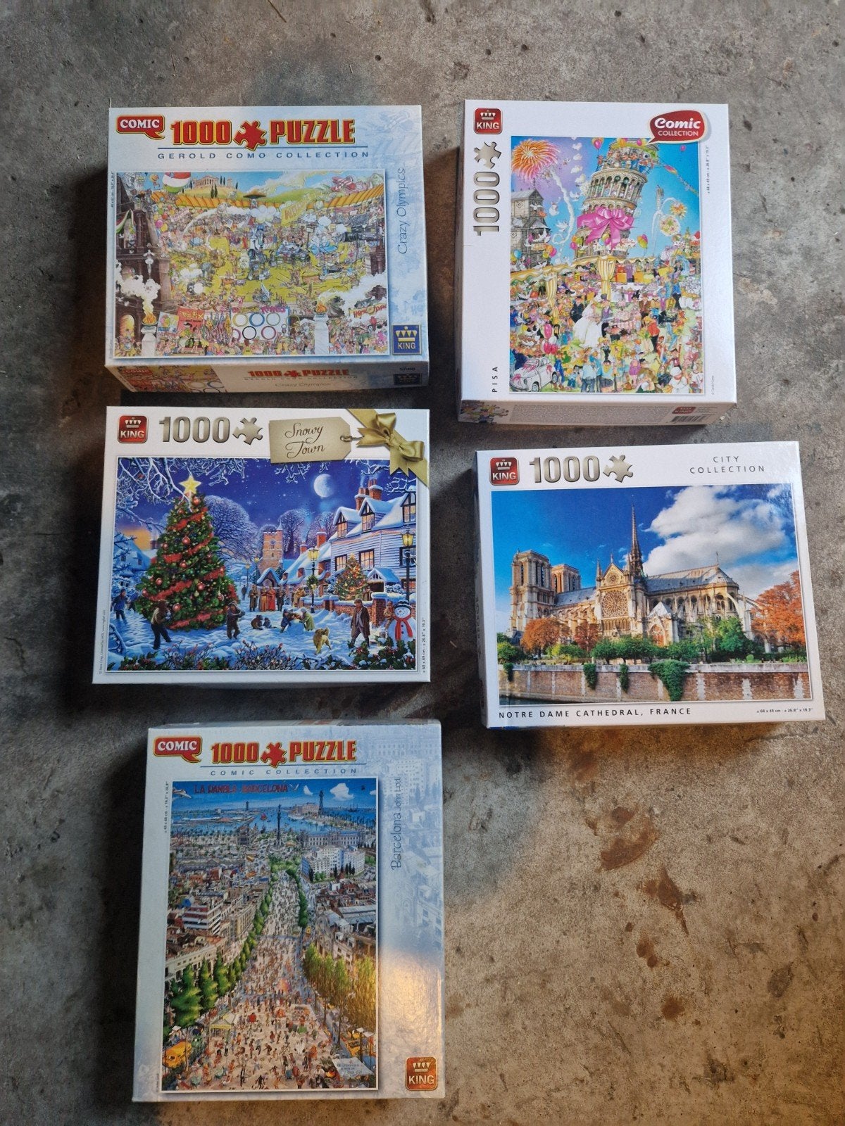 Puzzels 1000st Comic King, Ophalen of Verzenden, 500 t/m 1500 stukjes, Nieuw, Legpuzzel
